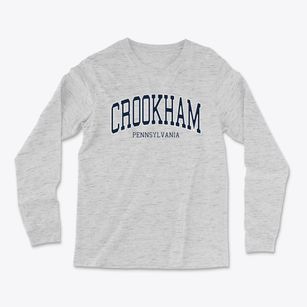 Crookham Pennsylvania Traditional Light Soft Long Sleeve T-Shirt