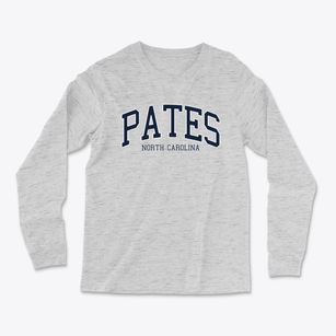 Pates North Carolina Traditional Light Soft Long Sleeve T-Shirt