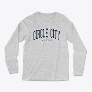 Circle City Missouri Traditional Light Soft Long Sleeve T-Shirt