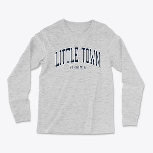 Little Town Virginia Traditional Light Soft Long Sleeve T-Shirt