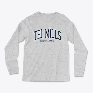 Tri Mills Pennsylvania Traditional Light Soft Long Sleeve T-Shirt