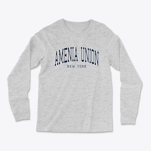 Amenia Union New York Traditional Light Soft Long Sleeve T-Shirt