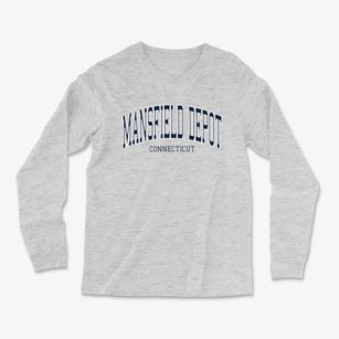 Mansfield Depot Connecticut Traditional Light Soft Long Sleeve T-Shirt