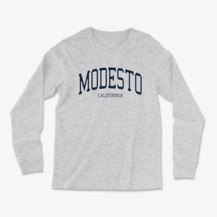 Modesto California Traditional Light Soft Long Sleeve T-Shirt