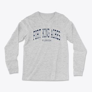 Fort King Acres Florida Traditional Light Soft Long Sleeve T-Shirt
