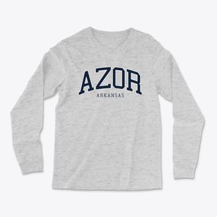 Azor Arkansas Traditional Light Soft Long Sleeve T-Shirt