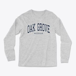 Oak Grove Michigan Traditional Light Soft Long Sleeve T-Shirt