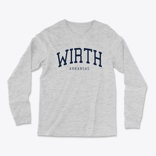 Wirth Arkansas Traditional Light Soft Long Sleeve T-Shirt