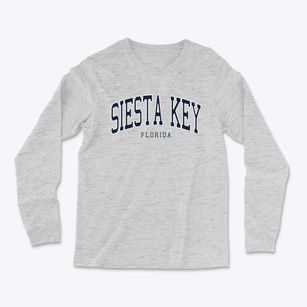 Siesta Key Florida Traditional Light Soft Long Sleeve T-Shirt