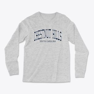 Chestnut Hills South Carolina Traditional Light Soft Long Sleeve T-Shirt