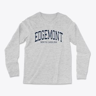 Edgemont North Carolina Traditional Light Soft Long Sleeve T-Shirt