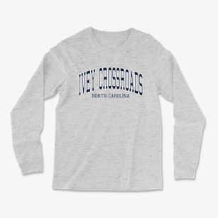 Ivey Crossroads North Carolina Traditional Light Soft Long Sleeve T-Shirt
