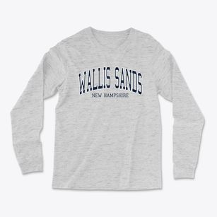 Wallis Sands New Hampshire Traditional Light Soft Long Sleeve T-Shirt