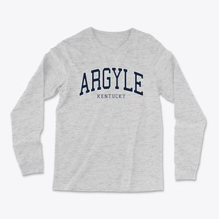 Argyle Kentucky Traditional Light Soft Long Sleeve T-Shirt