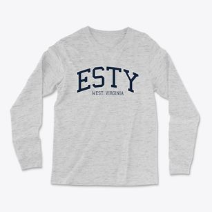 Esty West Virginia Traditional Light Soft Long Sleeve T-Shirt