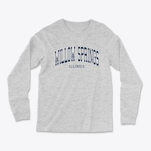 Willow Springs Illinois Traditional Light Soft Long Sleeve T-Shirt