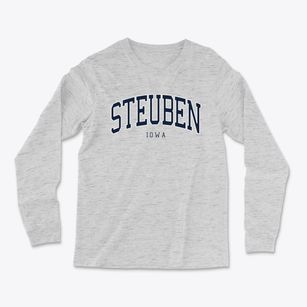 Steuben Iowa Traditional Light Soft Long Sleeve T-Shirt