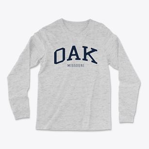 Oak Missouri Traditional Light Soft Long Sleeve T-Shirt