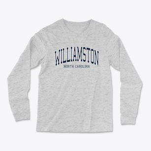 Williamston North Carolina Traditional Light Soft Long Sleeve T-Shirt