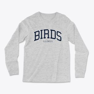Birds Illinois Traditional Light Soft Long Sleeve T-Shirt