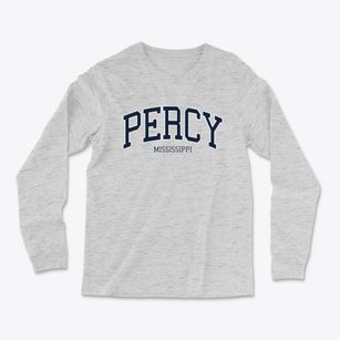 Percy Mississippi Traditional Light Soft Long Sleeve T-Shirt