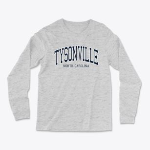 Tysonville North Carolina Traditional Light Soft Long Sleeve T-Shirt
