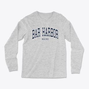 Bar Harbor Maine Traditional Light Soft Long Sleeve T-Shirt