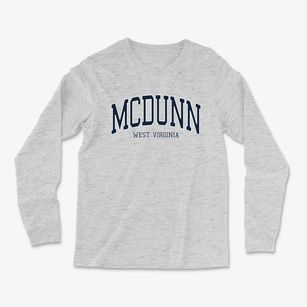 Mcdunn West Virginia Traditional Light Soft Long Sleeve T-Shirt