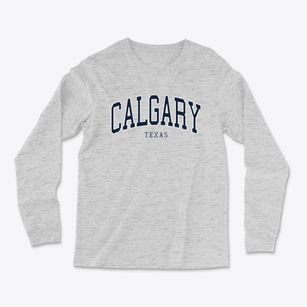 Calgary Texas Traditional Light Soft Long Sleeve T-Shirt