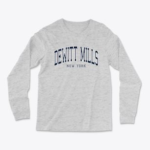 Dewitt Mills New York Traditional Light Soft Long Sleeve T-Shirt