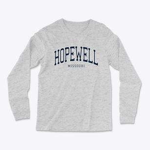 Hopewell Missouri Traditional Light Soft Long Sleeve T-Shirt
