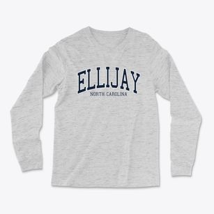 Ellijay North Carolina Traditional Light Soft Long Sleeve T-Shirt