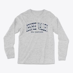 Ossipee Valley New Hampshire Traditional Light Soft Long Sleeve T-Shirt