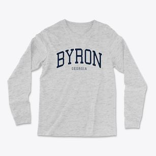 Byron Georgia Traditional Light Soft Long Sleeve T-Shirt