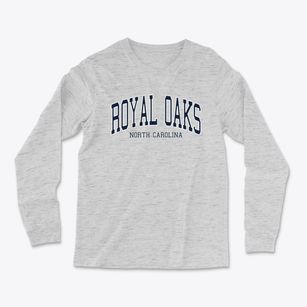 Royal Oaks North Carolina Traditional Light Soft Long Sleeve T-Shirt