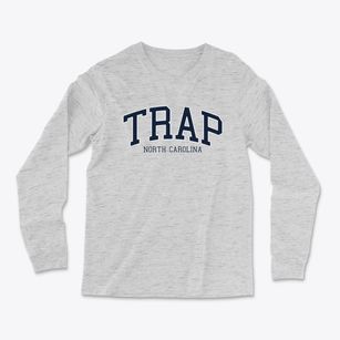 Trap North Carolina Traditional Light Soft Long Sleeve T-Shirt