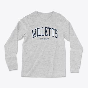 Willetts Louisiana Traditional Light Soft Long Sleeve T-Shirt