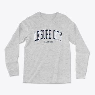 Leisure City Illinois Traditional Light Soft Long Sleeve T-Shirt