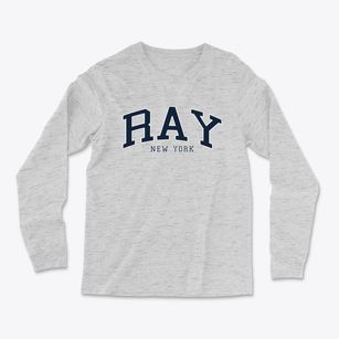 Ray New York Traditional Light Soft Long Sleeve T-Shirt