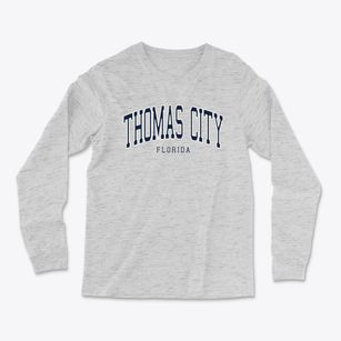 Thomas City Florida Traditional Light Soft Long Sleeve T-Shirt