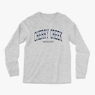 Cherry Creek Mississippi Traditional Light Soft Long Sleeve T-Shirt