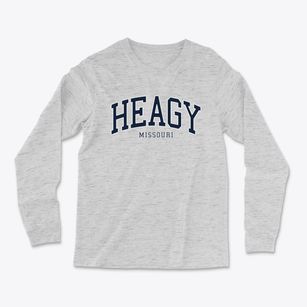 Heagy Missouri Traditional Light Soft Long Sleeve T-Shirt