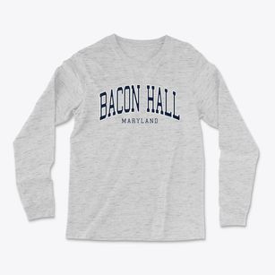 Bacon Hall Maryland Traditional Light Soft Long Sleeve T-Shirt