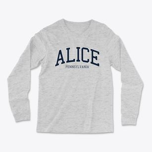 Alice Pennsylvania Traditional Light Soft Long Sleeve T-Shirt