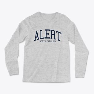 Alert North Carolina Traditional Light Soft Long Sleeve T-Shirt