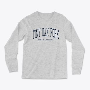 Tiny Oak Fork North Carolina Traditional Light Soft Long Sleeve T-Shirt