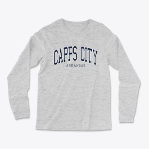 Capps City Arkansas Traditional Light Soft Long Sleeve T-Shirt