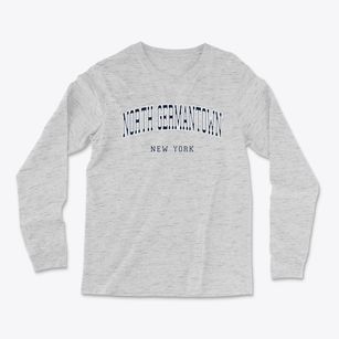 North Germantown New York Traditional Light Soft Long Sleeve T-Shirt