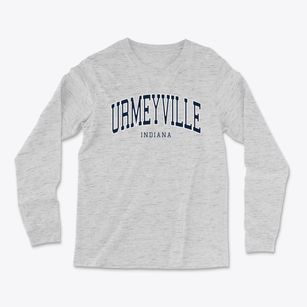 Urmeyville Indiana Traditional Light Soft Long Sleeve T-Shirt