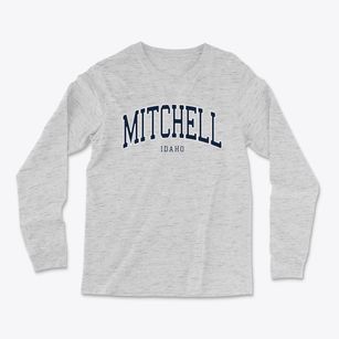 Mitchell Idaho Traditional Light Soft Long Sleeve T-Shirt
